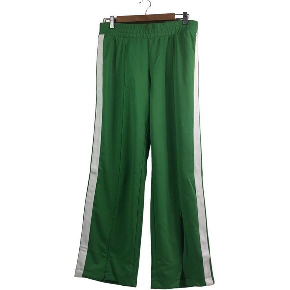 Wild Fable Green White Striped Track Pants - Picture 3 of 14